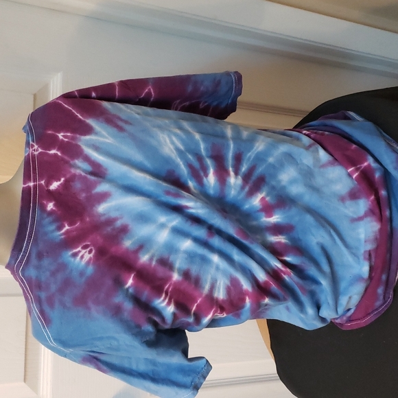 Tie died stitch short sleeve tee - Picture 4 of 4